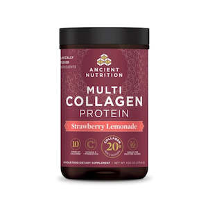 Ancient Nutrition Multi Collagen Protein - Strawberry Lemonade (273.6g)