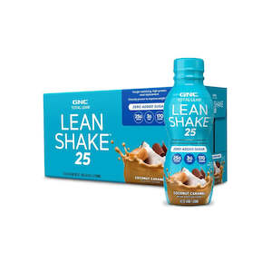 Protein Drinks: GNC Lean Shake - Coconut Caramel (25 Pack)