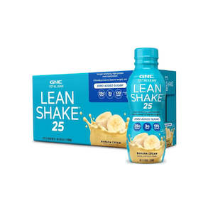 Protein Drinks: GNC Lean Shake - Banana Cream (25 Pack)