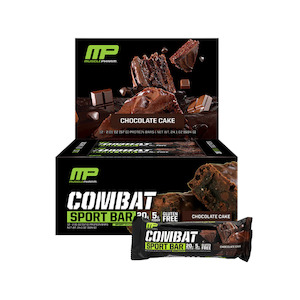 MusclePharm Combat Sport Bar - Chocolate Cake (12 Pack)