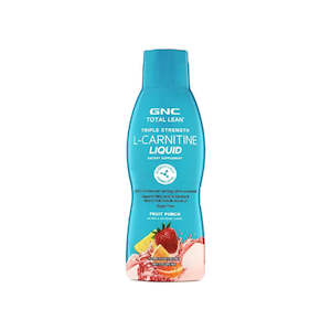 L Carnitine: GNC Total Lean Triple Strength L-Carnitine Liquid - Fruit Punch (473mL)