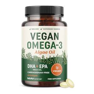 Omega 3: Mav Nutrition Vegan Omega 3 Algae Oil (60 Softgels)