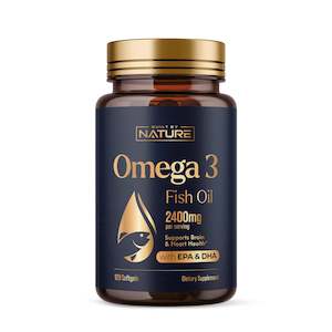 Omega 3: Built by Nature Omega 3-Fish Oil (120 Softgels)