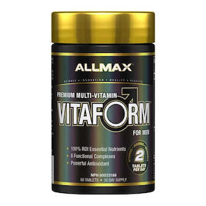 ALLMAX VITAFORM Premium Multivitamin for Men (60 Tablets)