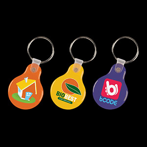 Custom Printed Keyrings, Personalised Plastic Keytags