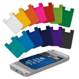 Phone Accessories: Silicone Phone Wallet - Full Colour