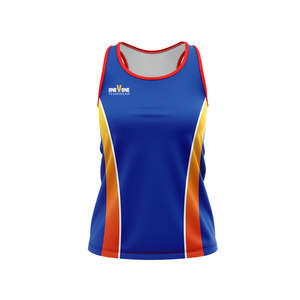 Teamwear Tops: OneVOne Netball Top/Singlet - Overlap