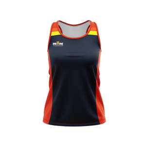 Teamwear Tops: OneVOne Netball Top/Singlet - Deep