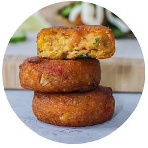Vegetarian Vegan: Repack - Wild Chef Corn Patties Mini 25g  GF/DF/VEGAN (10pcs)