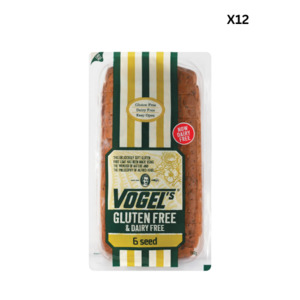 Bread: Vogels G/F 6 Seed Bread 580g x 12