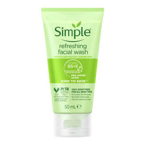 Toiletries 1: Simple Refreshing Facial Wash Gel 50mL