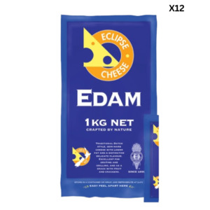 Eclipse Cheese: Edam 1kg Block x 18
