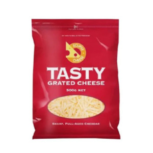 Eclipse Cheese: Tasty Grated Cheese 500g