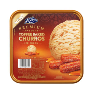 Much Moore: Much Moore Premium Ice Cream Toffee Baked Churros 2L