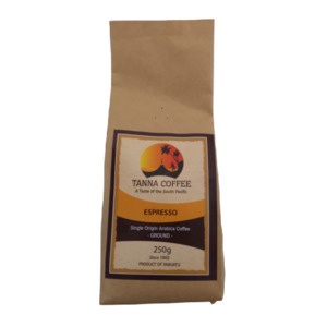 Tanna Coffee: Tanna Coffee Expresso Roast Ground (250g)