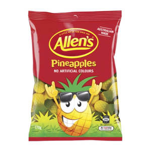 Confectioneries: ALLENS PINEAPPLE  170GM