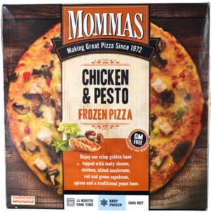 Mommas Pizza: Mommas Pesto Chicken Pizza 500g