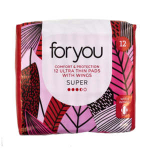 Community Co. For You Ultra Thin Pads Super 12s