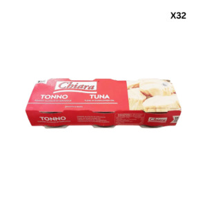 Mazza Tuna in Sunflower Oil Chiara Tris (80gx3) x 32