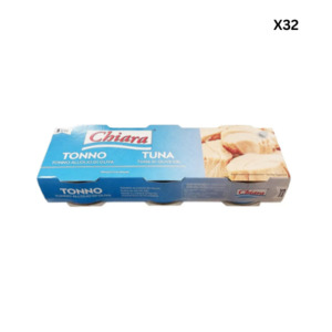 Canned Seafood: Mazza Tuna in Olive Oil Chiara Tris (80gx3) x 32