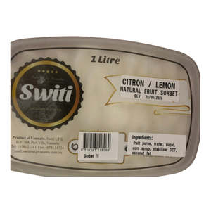 Local Desserts: Switi Sorbet Lemon Flavor 1L