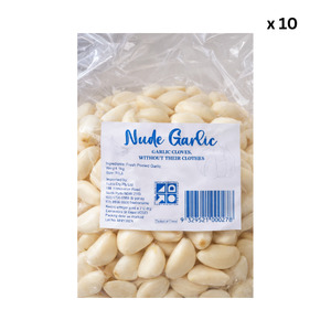 SH - Fresh Peeled Garlic - (Nude Garlic) -10 x 1KG Ctn