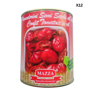 Mazza Confit Semi-Dried Cherry Tomatoes Can 800g x 12