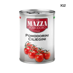 Tinned Vegetables Beans: Mazza Cherry Tomatoes Can 400g x 24
