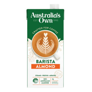 Aust Own Barista Almond Milk 1L