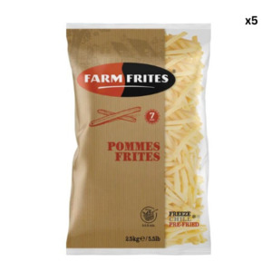 Meals Snacks: Farm Frites 7mm French Fries/ Shoestring 2.5kg Pack