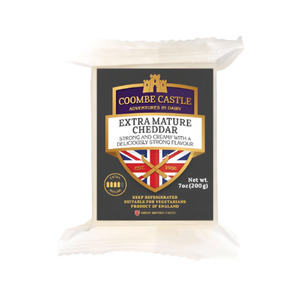 Cheese 1: Coombe Castle Extra Mature Cheddar 200g
