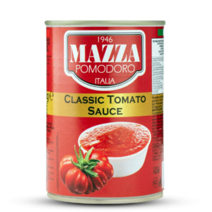 Tinned Vegetables Beans: Mazza Classic Tomato Sauce 400g