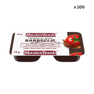 New: SPECIAL Master Foods - BBQ Sauce Squeezed - 100 x 14gm CTN