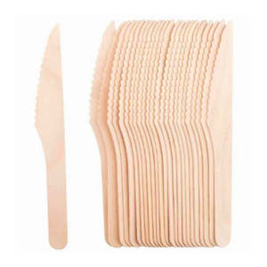 Special Offers: BioPak Wooden BioCutlery Knife (100 Per/ Pack)