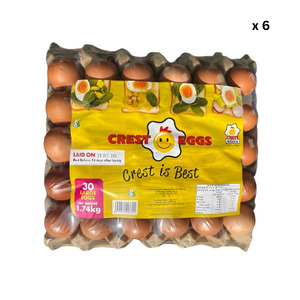 Eggs: Crest Eggs 30 Pack Tray