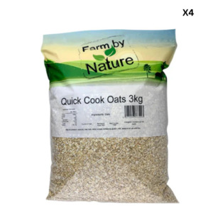Rolled Oats (Quick Cook) 3kg x 4