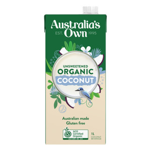 Aust Own Org Coconut Milk Unsweetened 1l