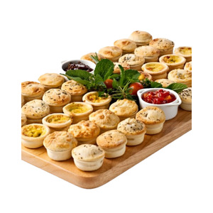 Meals Snacks: French Bakery Assorted Petite Savouries / Quiche - 19g x120 CTN