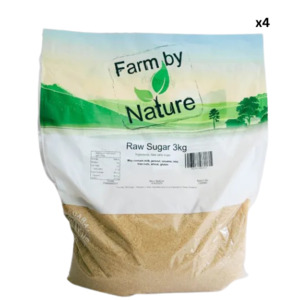 Farm by Nature Raw Sugar 3kg x 4 CTN
