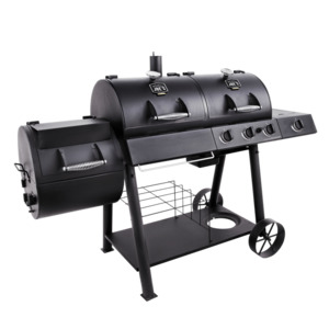 Oklahoma Joe’s® Longhorn Combo Charcoal/Gas Smoker & Grill - Hall of Flame