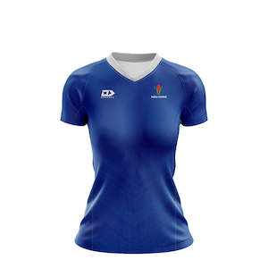 Samoarugby: 2021 Manu Samoa Rugby Ladies Replica Home Jersey - Blue