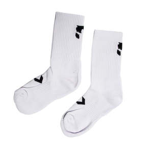 David Nyika: 2024 David Nyika White Crew Sock
