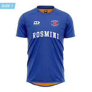 Rosmini College Reversible PE Tee - Gold Kelly