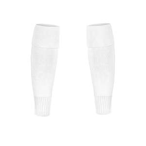 DS White Footless Sock