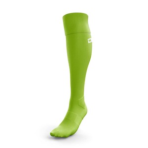 Auckland City Fc Youth Academy: DS Fluro Lime Turnover Sock