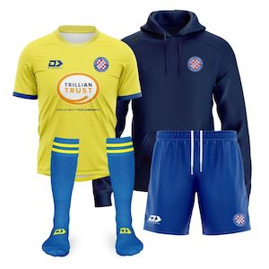 Central United Fc: Central United FC Mens Playing Kit Bundle + Hoodie