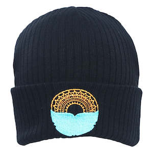 Moana Pasifika Rugby: 2025 Moana Pasifika Adult Beanie - Black