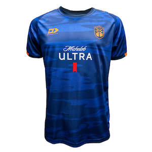 Auckland City Fc: 2025 Auckland City Football Club Mens Warm Up Tee - Blue