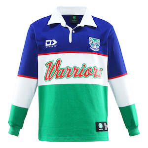 2025 New Zealand Warriors Mens Long Sleeve Traditional Polo