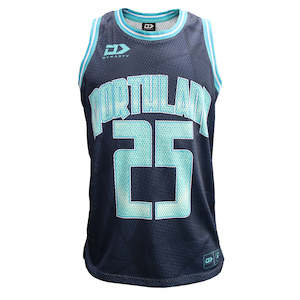 Northland Rugby: 2025 Northland Rugby Junior Basketball Singlet - Navy